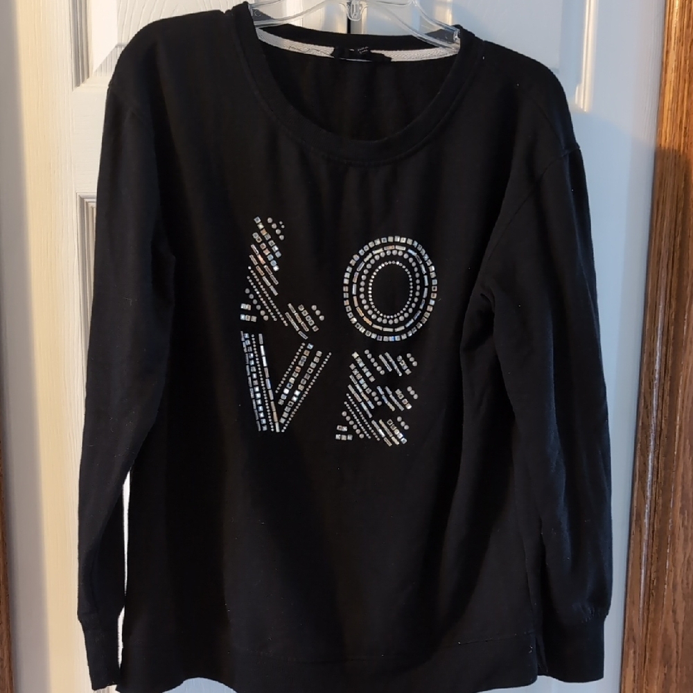 Black Love Graphic Sweatshirt